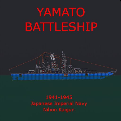 A massive japanese space battleship - Playground