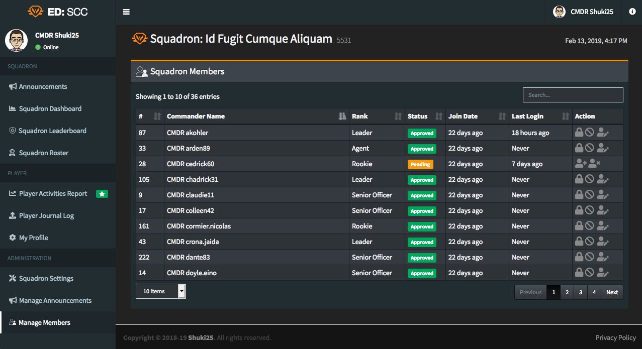 Steam Community :: Guide :: Elite Dangerous: Squadron Command Center (Beta)