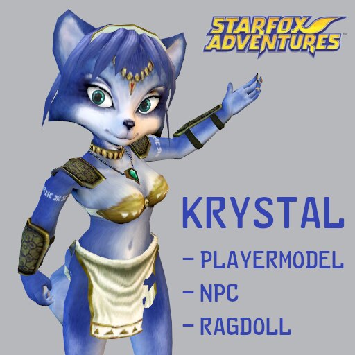 Star Fox Adventures Krystal Mod Work Continues