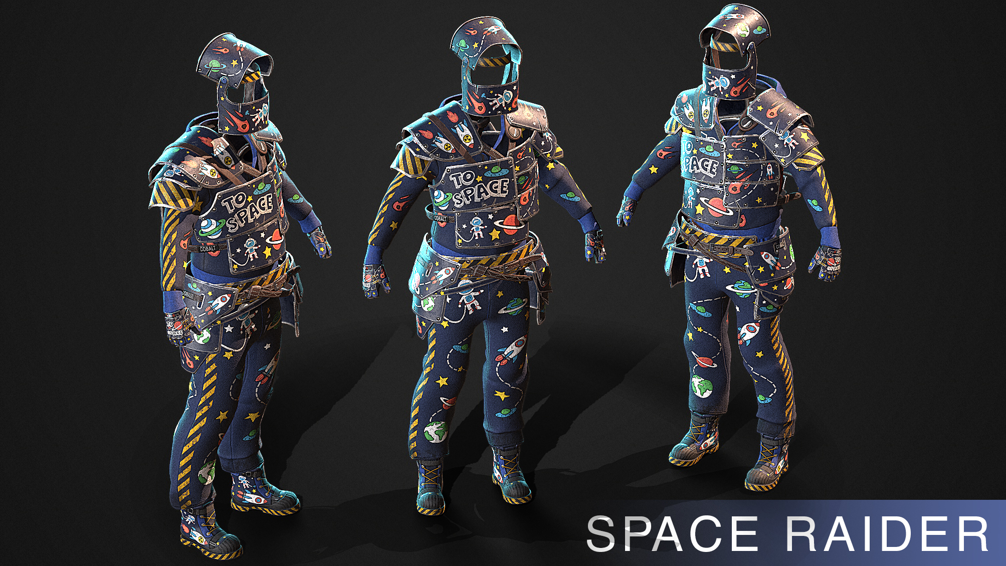 Space Raider Roadsign Vest screenshot 1
