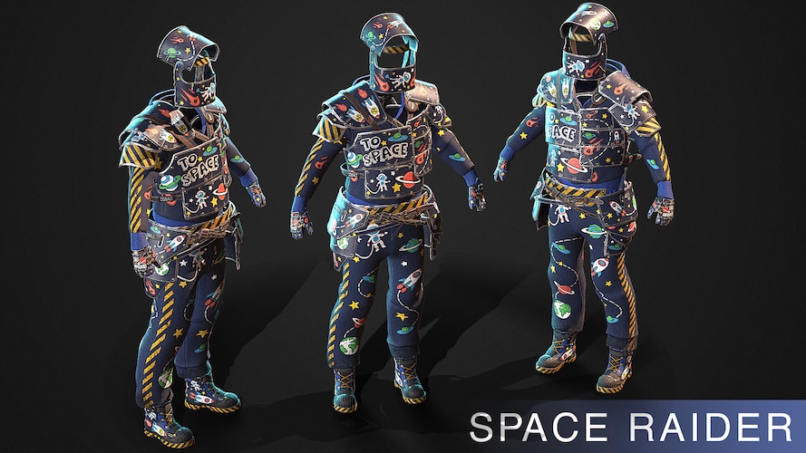 Space Raider Roadsign Vest - image 1