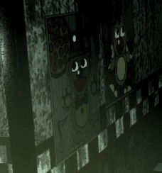 Why's the animatronic easter in FNaF 3 laying beside you in the