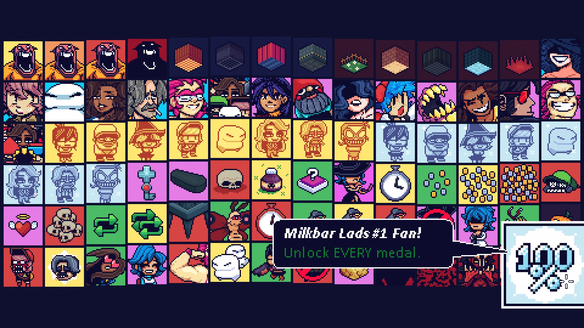 Characters and Achievements image 1