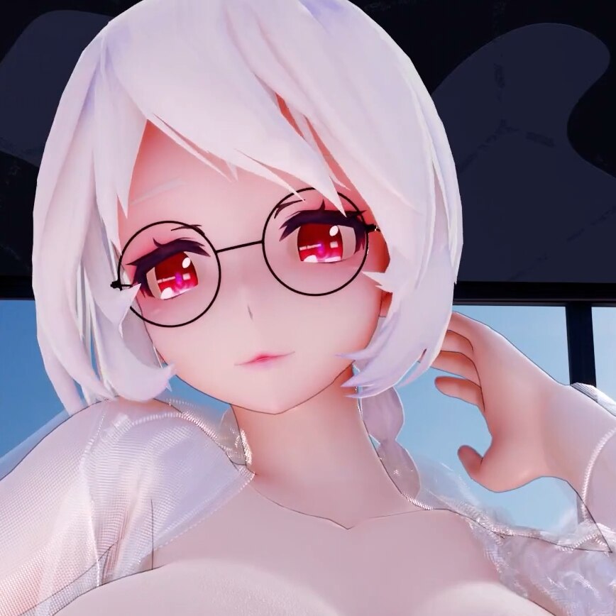 MMD〜大眼镜弱音大兔兔布料EEVEE 第一百三十八期 3k_压缩