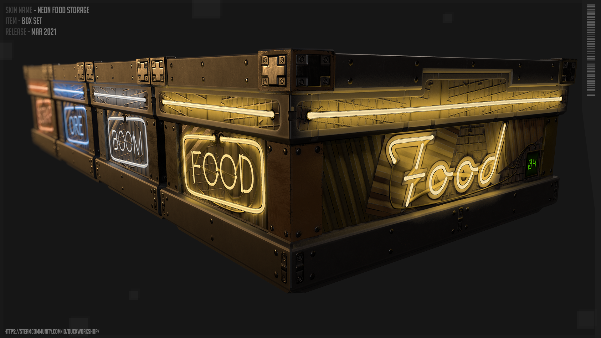 Neon Food Storage screenshot 1