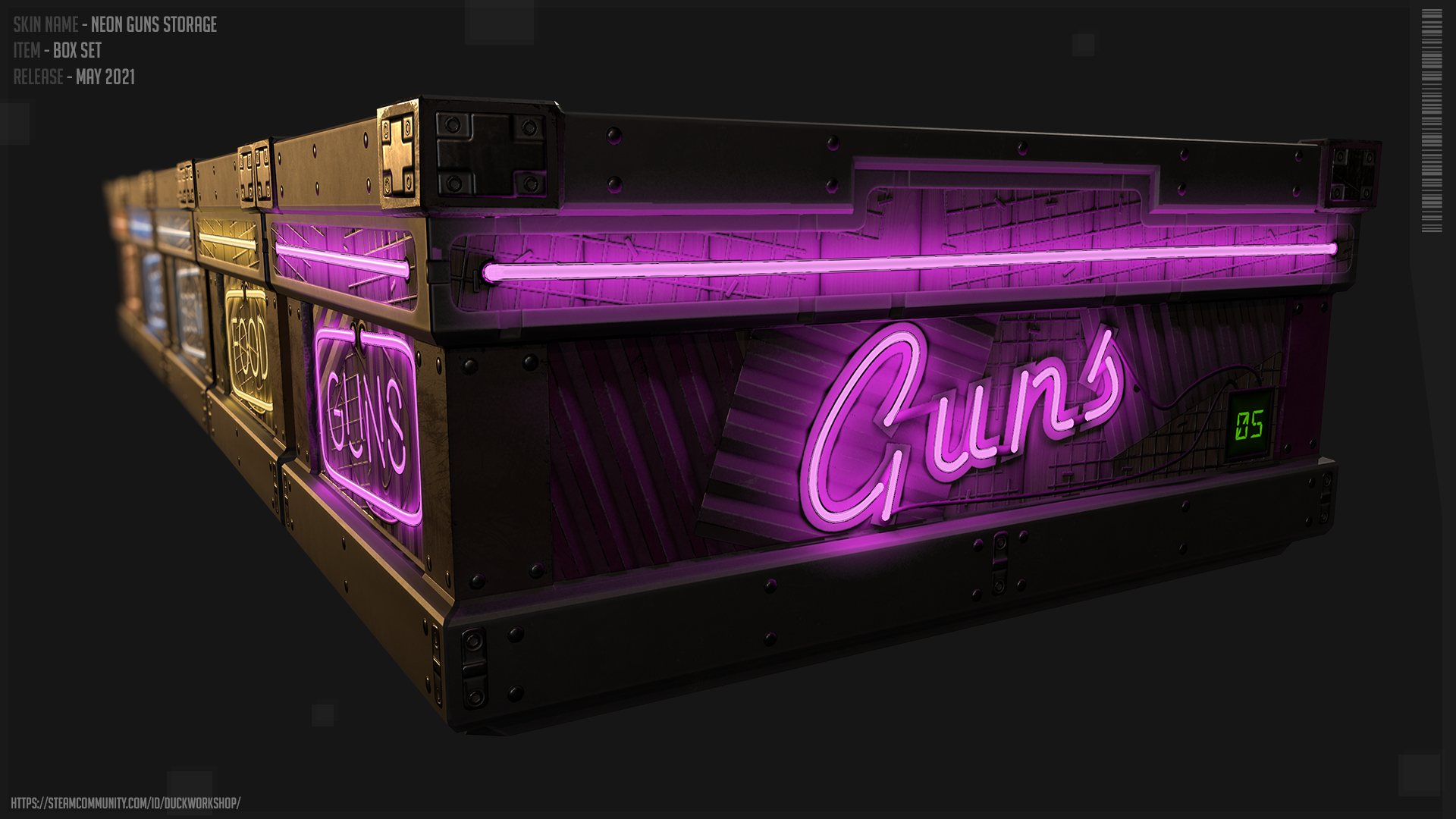 Neon Gun Storage screenshot 1