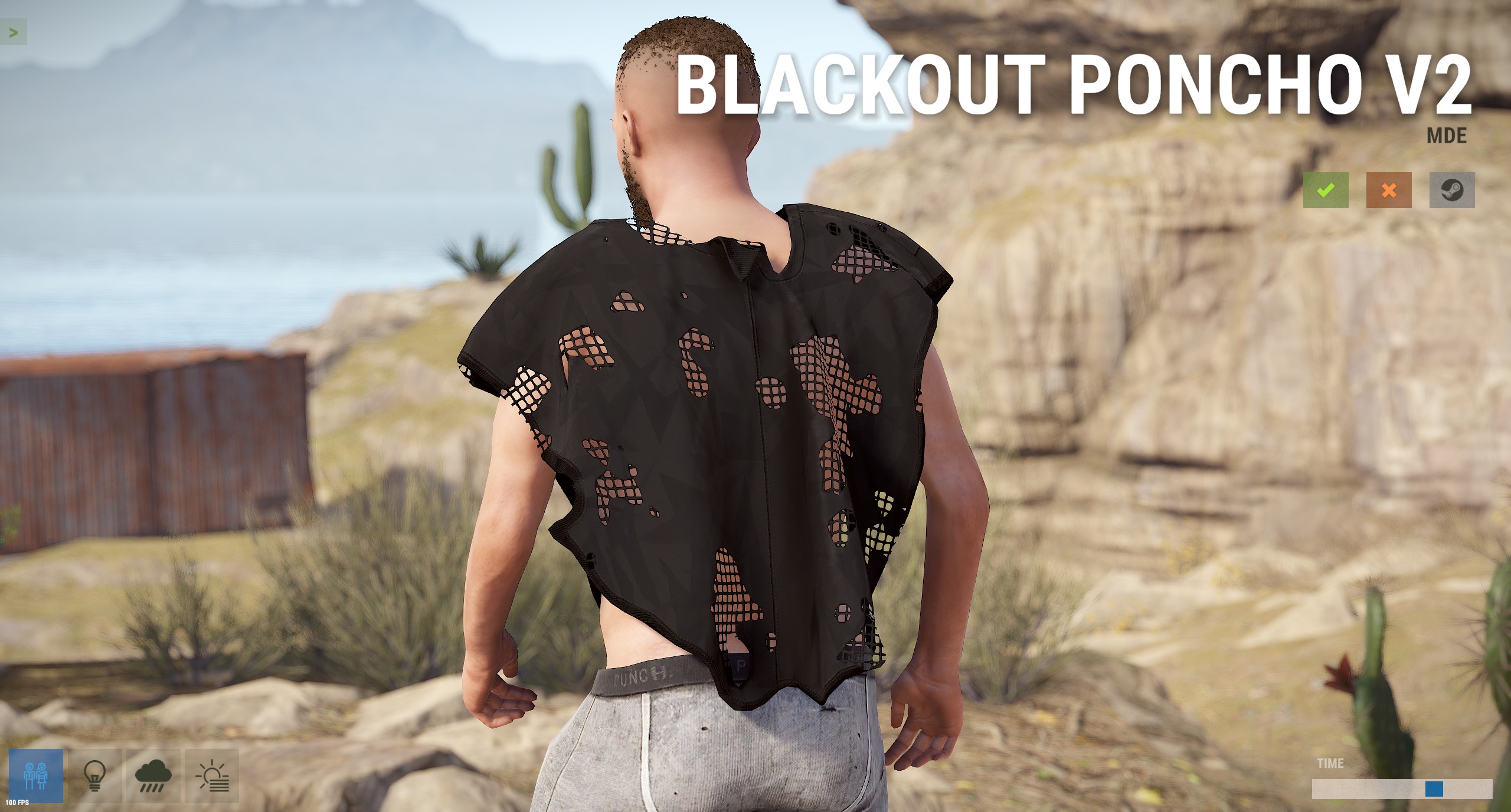 Blackout Poncho thumbnail 3
