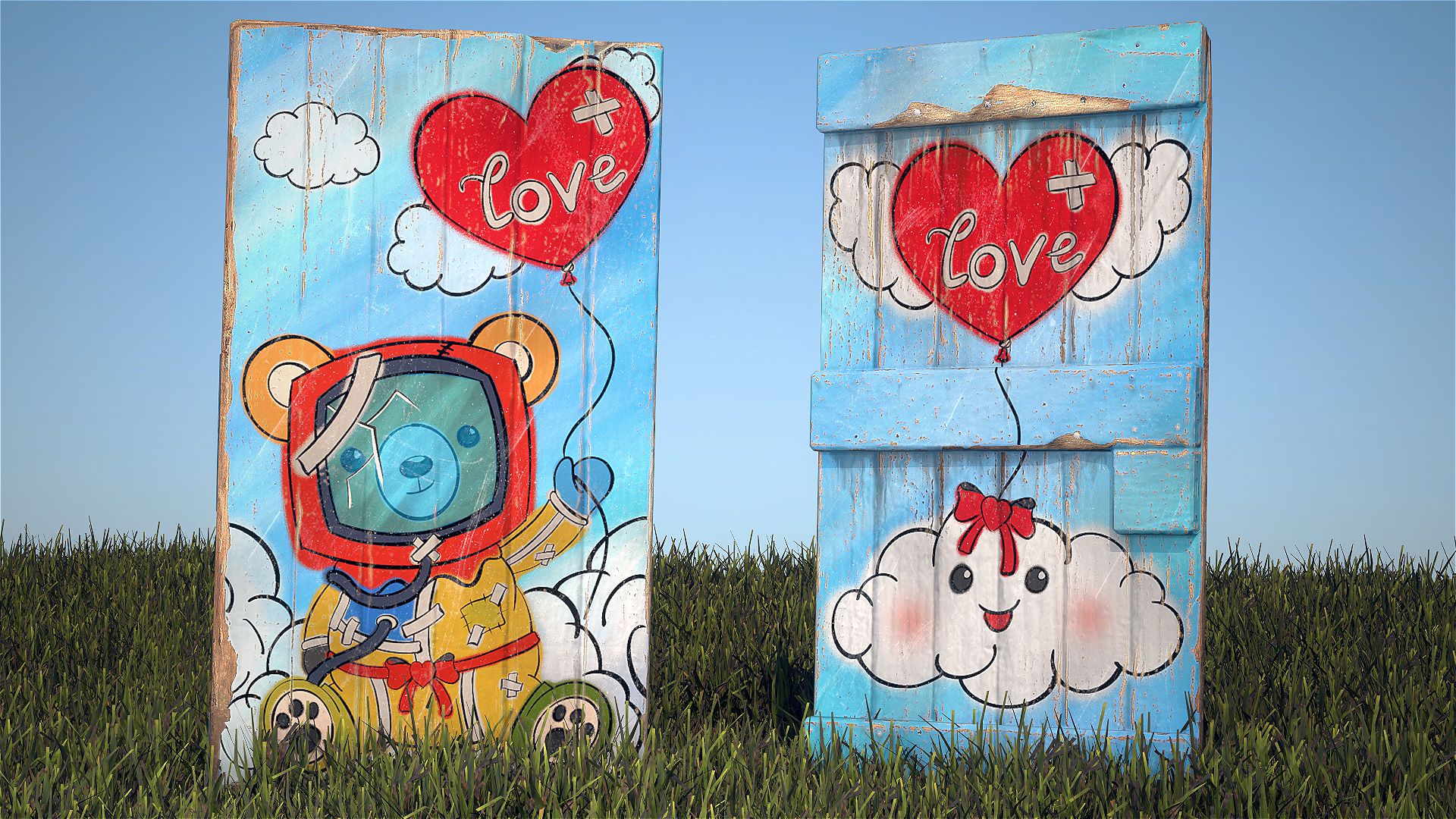 Teddy Love Wooden Door screenshot 1