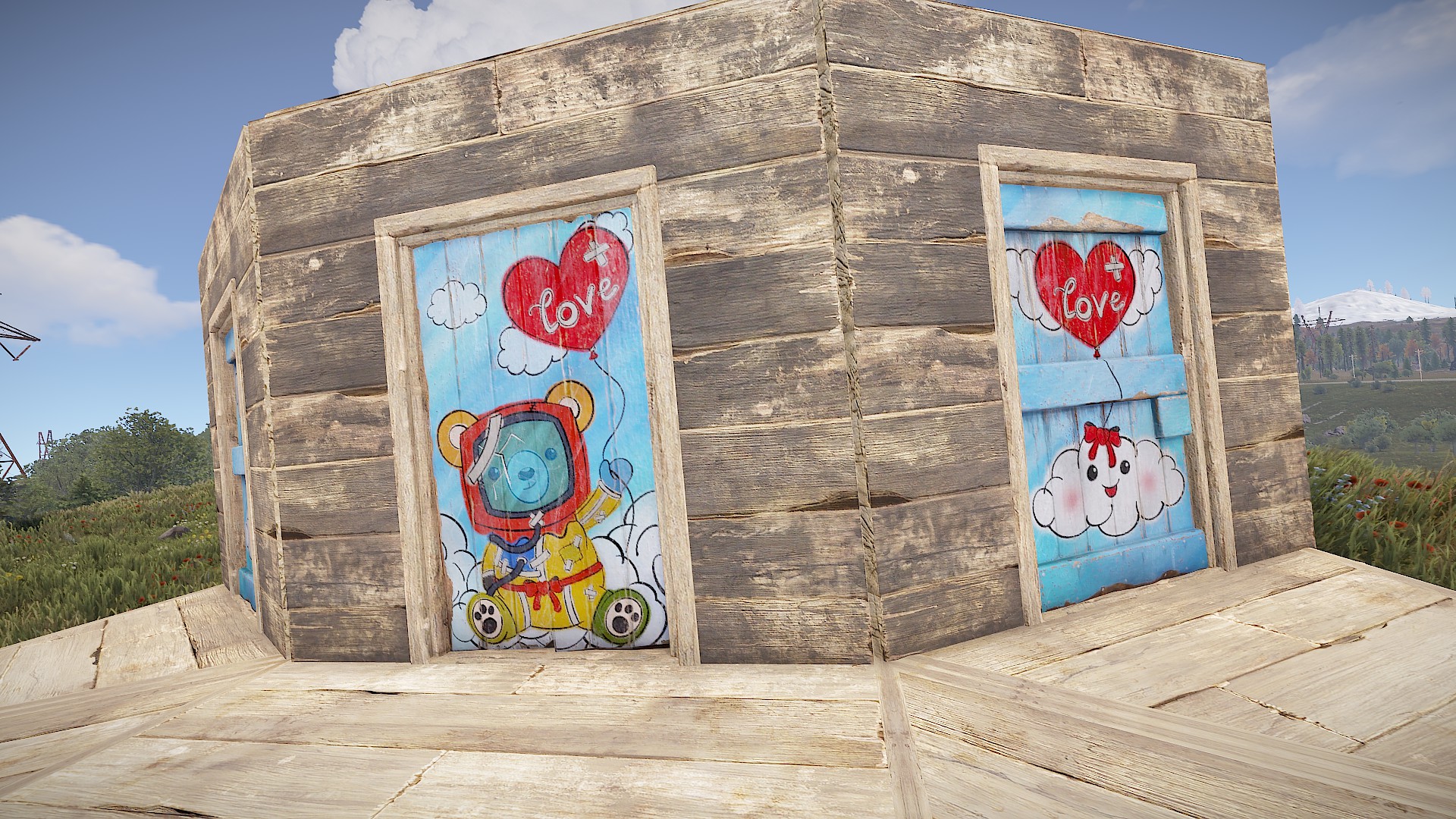 Teddy Love Wooden Door thumbnail 8