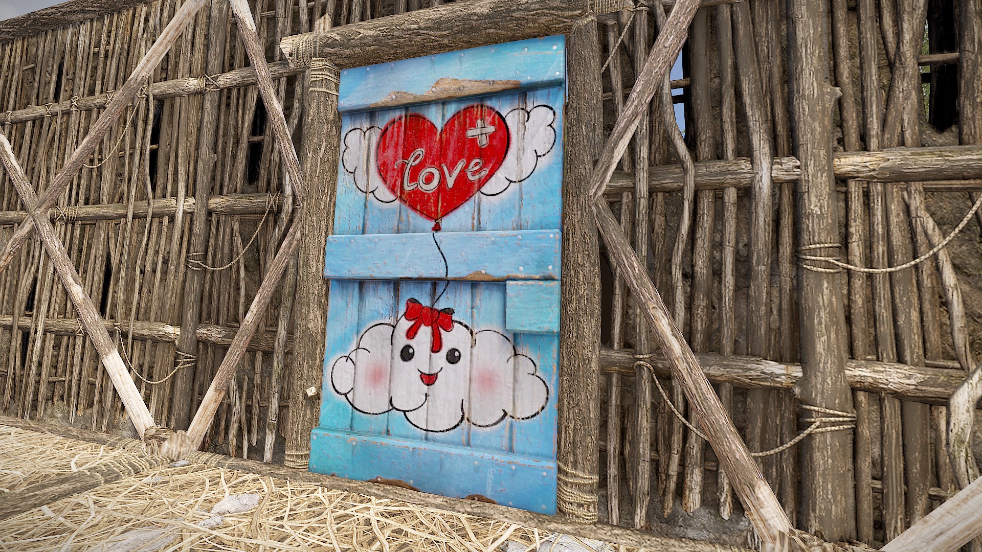 Teddy Love Wooden Door thumbnail 4