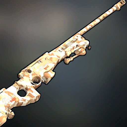 Steam Workshop::Relaxed Rust Desert Camo L96
