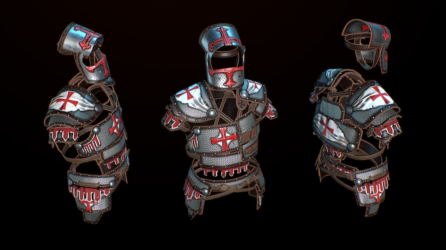 Knights Templar Vest - image 1