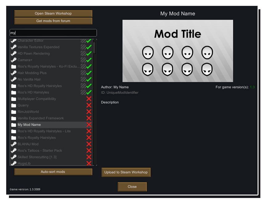 Steam Community :: Guide :: [1.3 & 1.4] Creating a Hair Mod for RimWorld