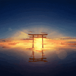 Torii Sunset 4k By Nengoro | Wallpapers HDV