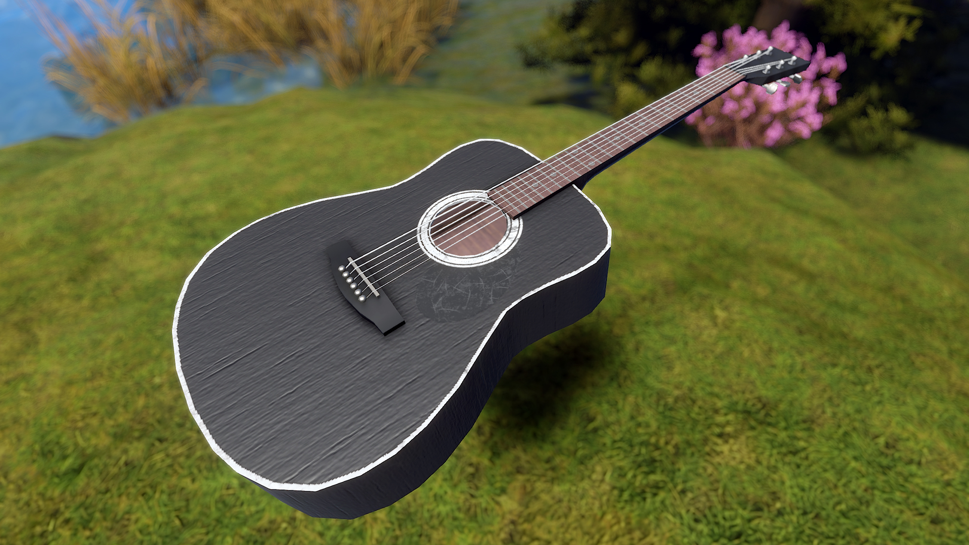 Black Acoustic Guitar screenshot 1