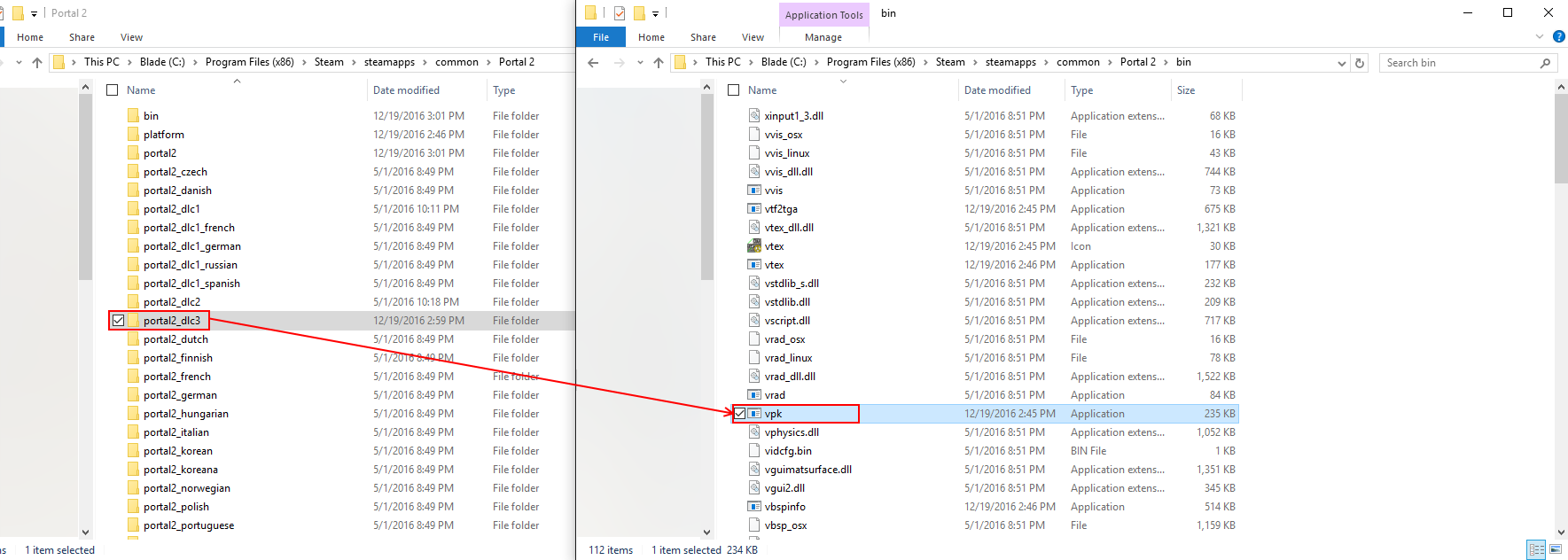 Ошибка целостности файла Portal 2
