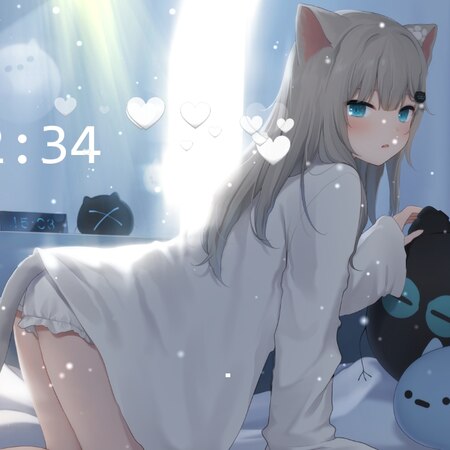 猫娘 Wallpapers Hdv