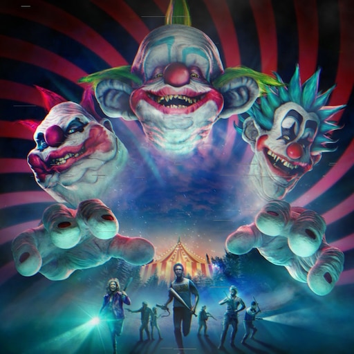 Killer from outer space. Killer Klowns from Outer Space the game. Клоуны-убийцы из космоса. Killer Klowns from Outer Space.