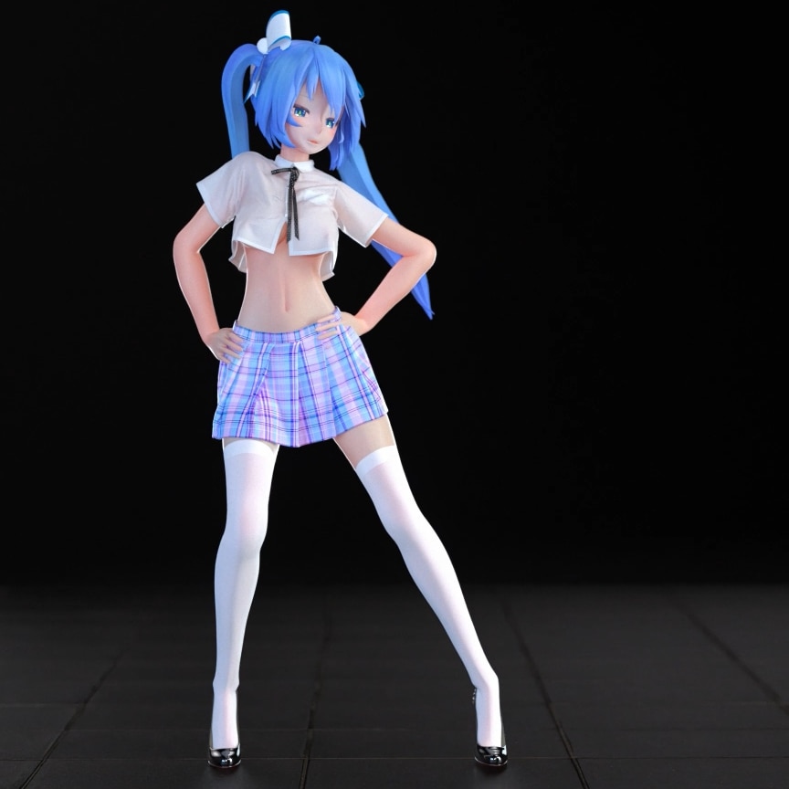 JK格裙miku
