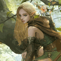 elf in the forest