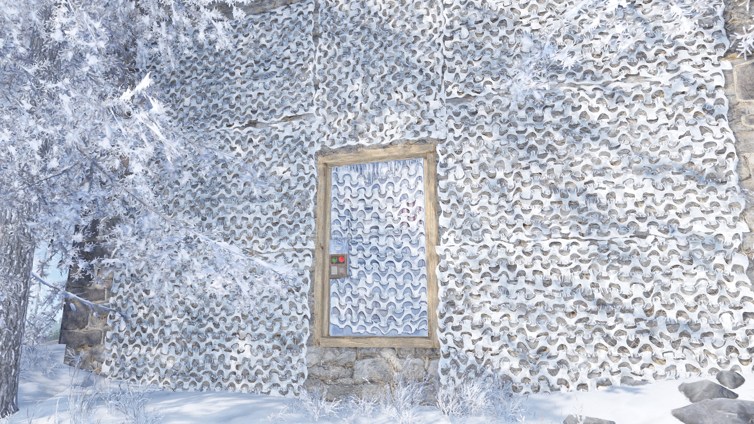 Arctic Camouflage Net Door screenshot 1