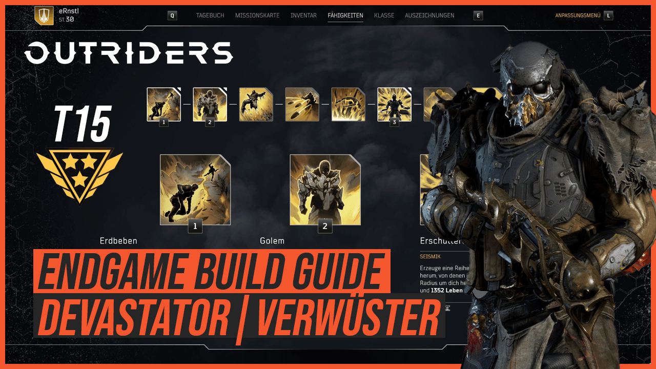 Verwster / Devastator Bebenbringer Build ENDGAME Solo + Gruppe image 1