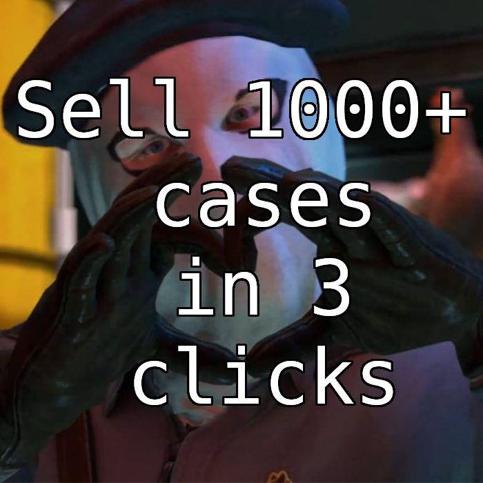 Multisell links for all cs:go cases, [Q] How can you mass sell cases on ...