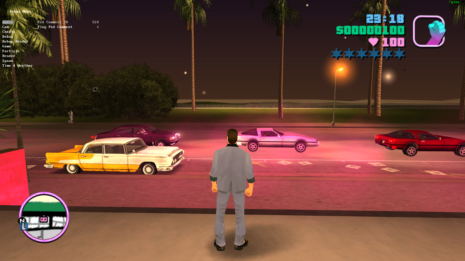 Grand Theft Auto: Liberty City Stories/Debug Menu - The Cutting