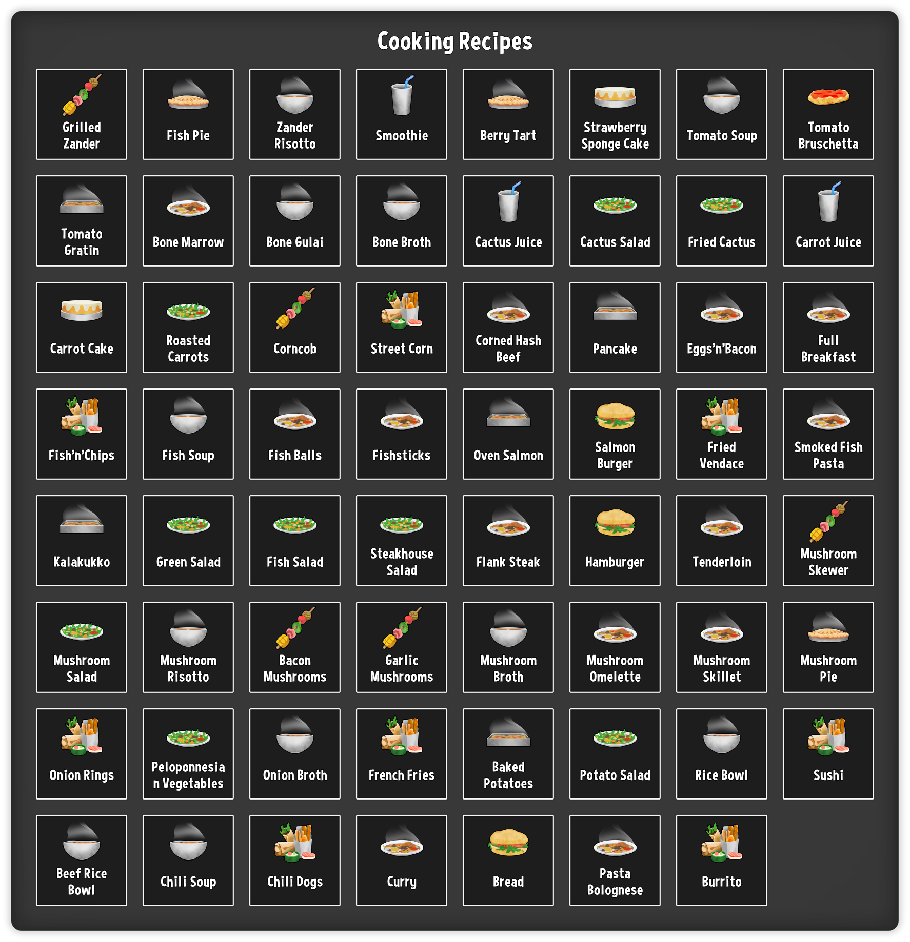 All Cooking Recipes [Updated to 1.0] image 7