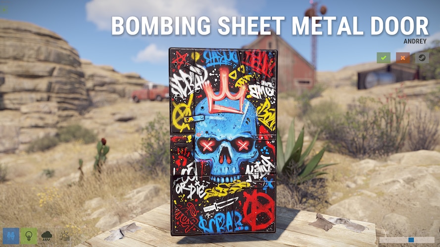 Bombing Sheet Metal Door - image 2