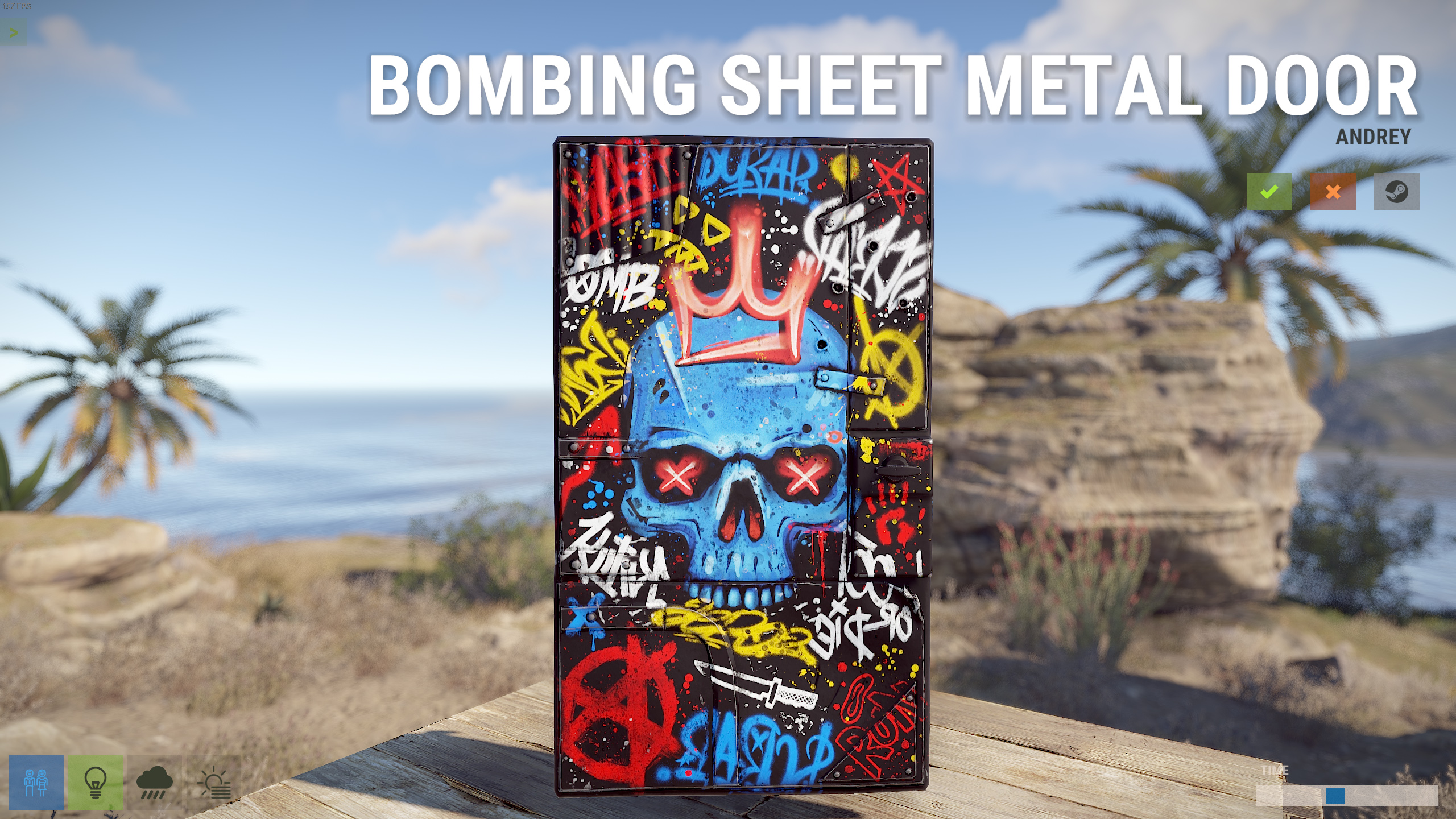 Bombing Sheet Metal Door thumbnail 2