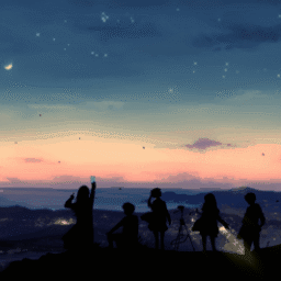 See the stars - 星を见 4k {Artwork by 夏套}