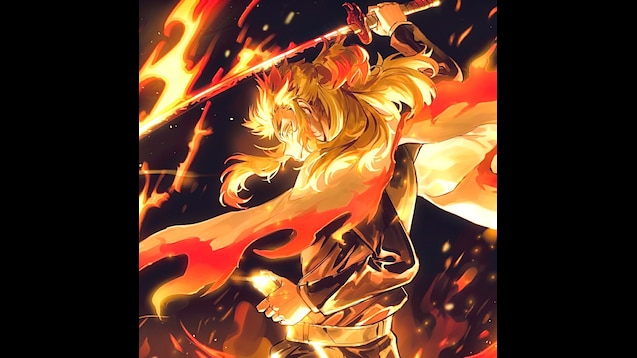 Steam Workshop::Demon Slayer : Kyojuro Rengoku - Flame Hashira 4K {Artwork  by 尚言}