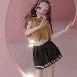 Ai超分 2K 禰豆子 CLC-devil