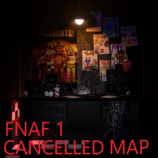 Cancelled) 'Shallow Darkness' FNAF 1 Map Render 1 by