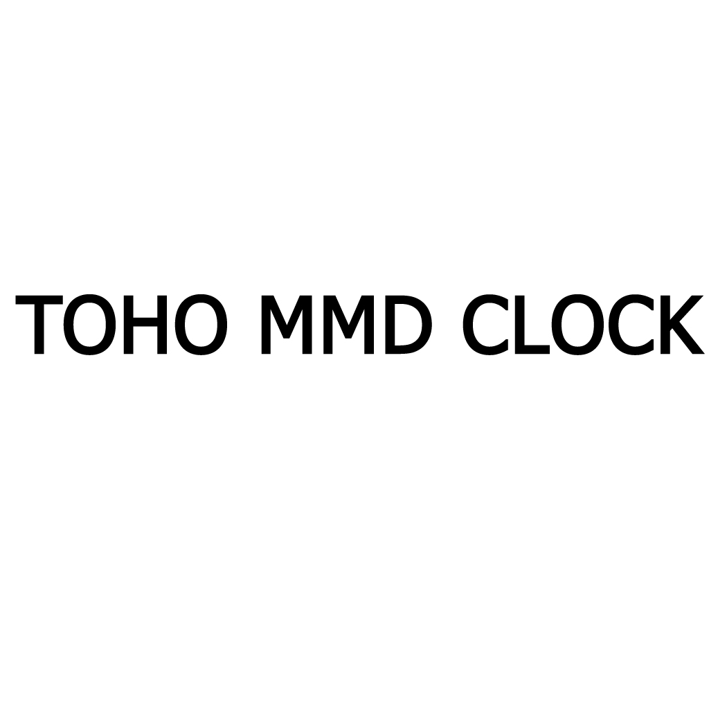 TOHO MMD CLOCK