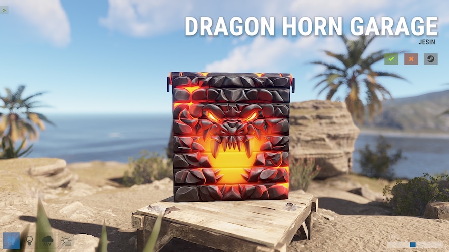 Dragon Horn Garage Door - image 2