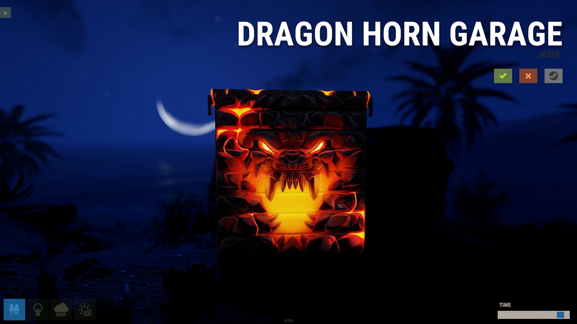 Dragon Horn Garage Door thumbnail 3
