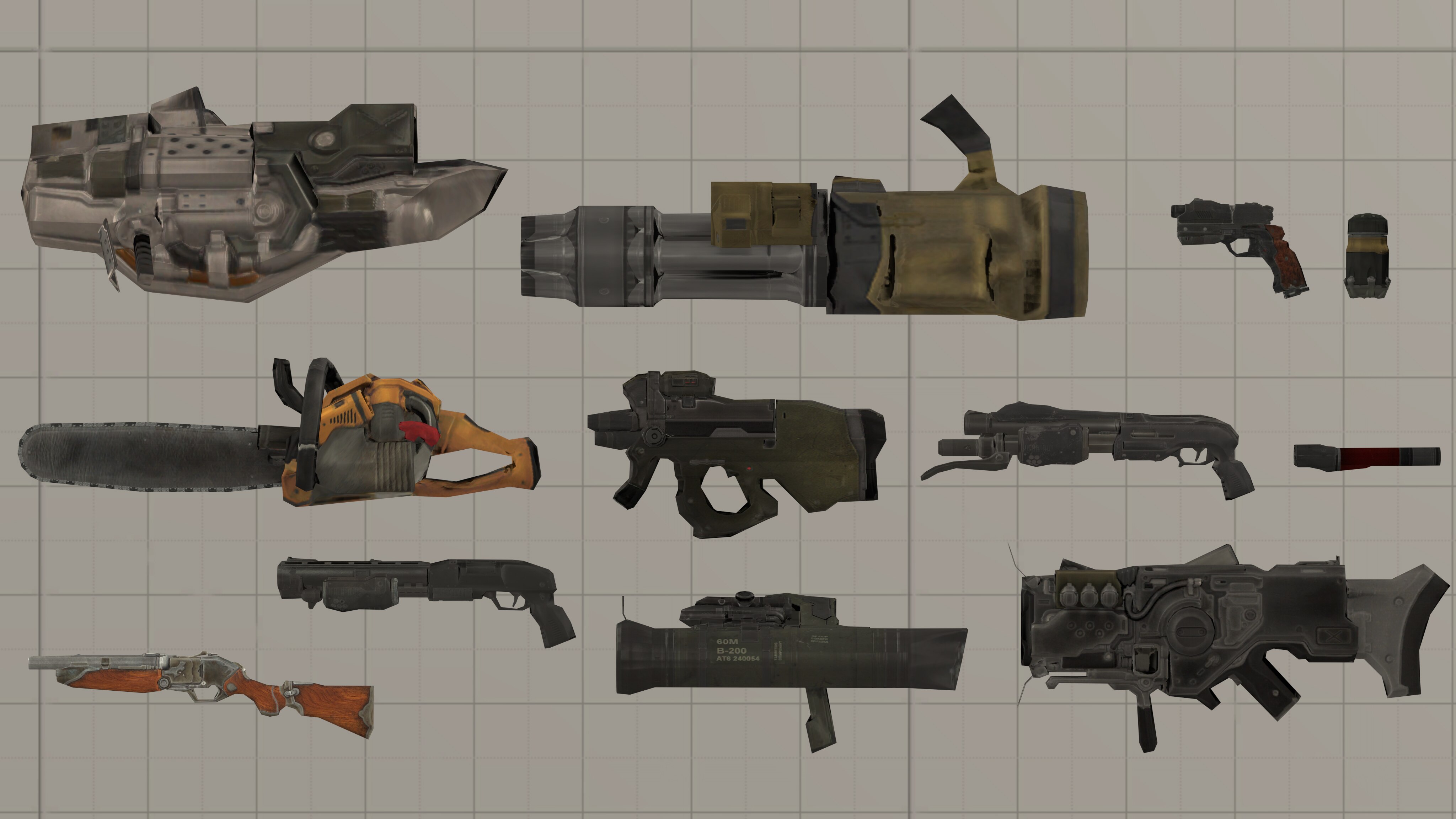 Steam 创意工坊::Doom 3 Enhanced Weapons Pack (Props)