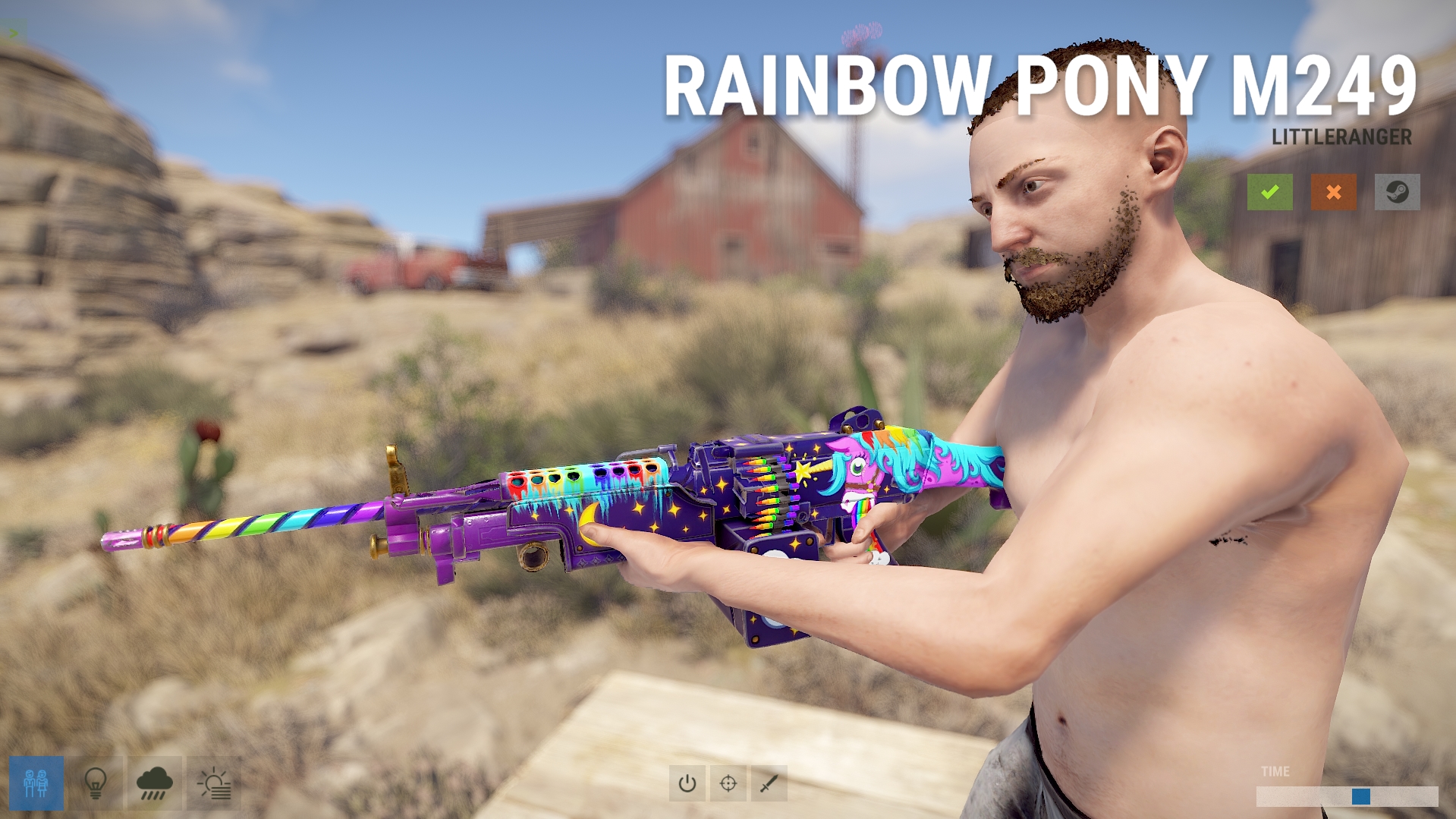 Rainbow Pony M249 screenshot 1