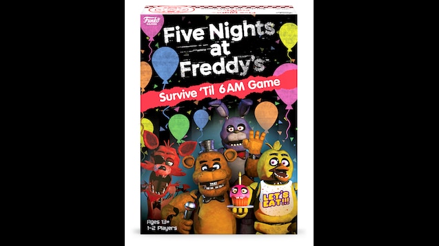  Funko Five Nights at Freddy's - Survive 'Til 6AM Game, 2  players : Everything Else