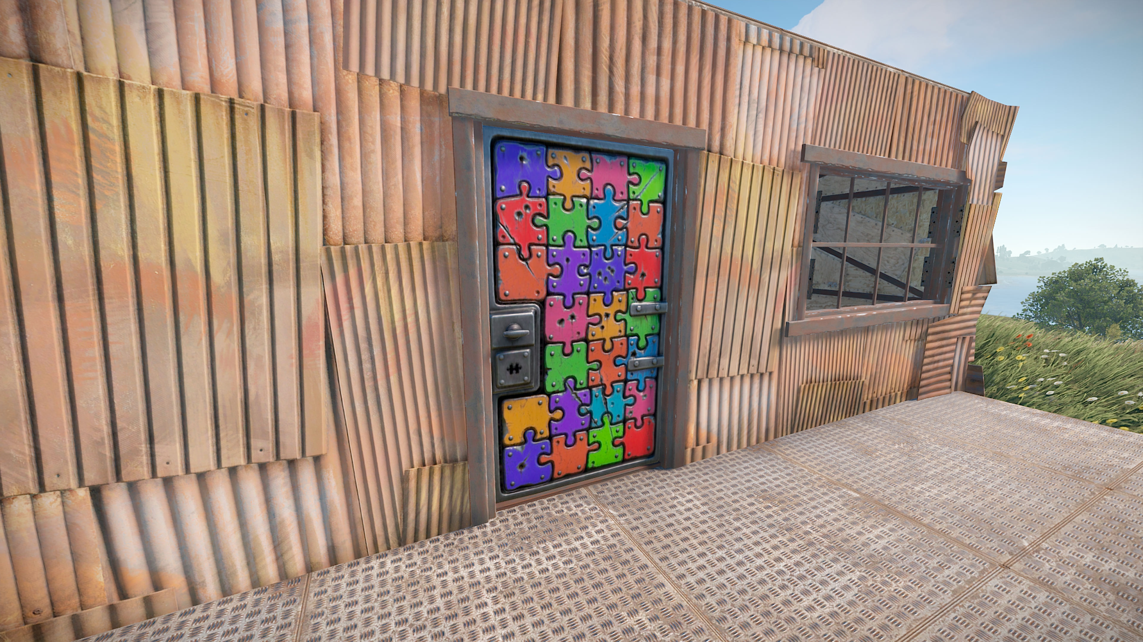 Puzzle Sheet Metal Door thumbnail 7