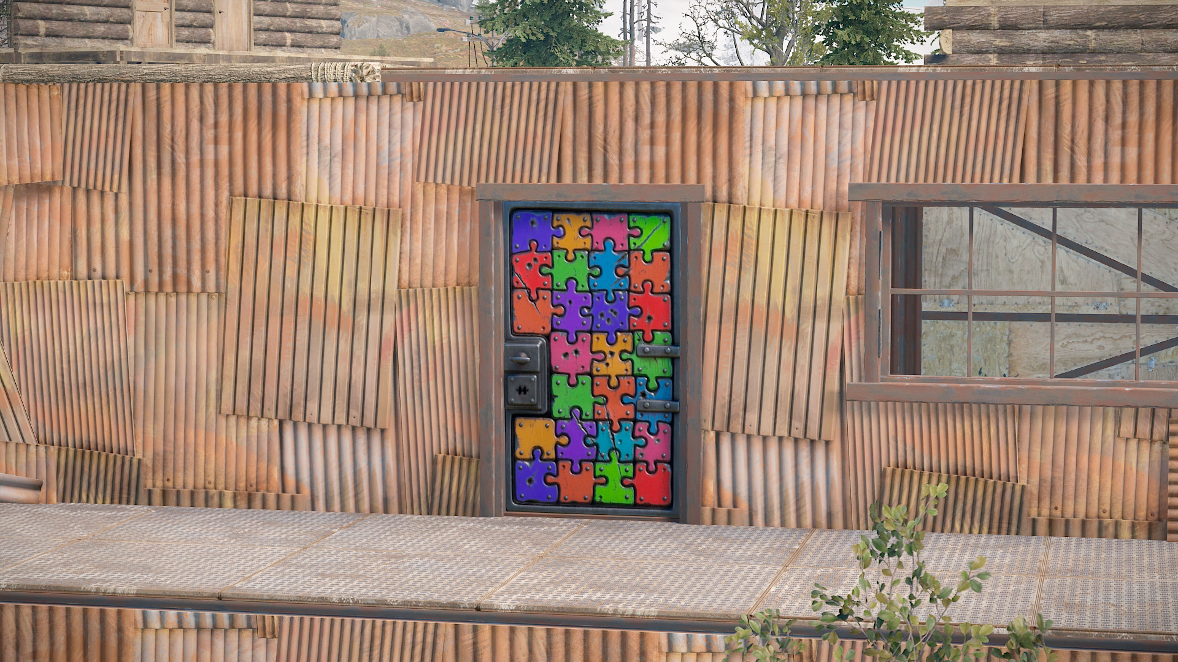 Puzzle Sheet Metal Door thumbnail 8