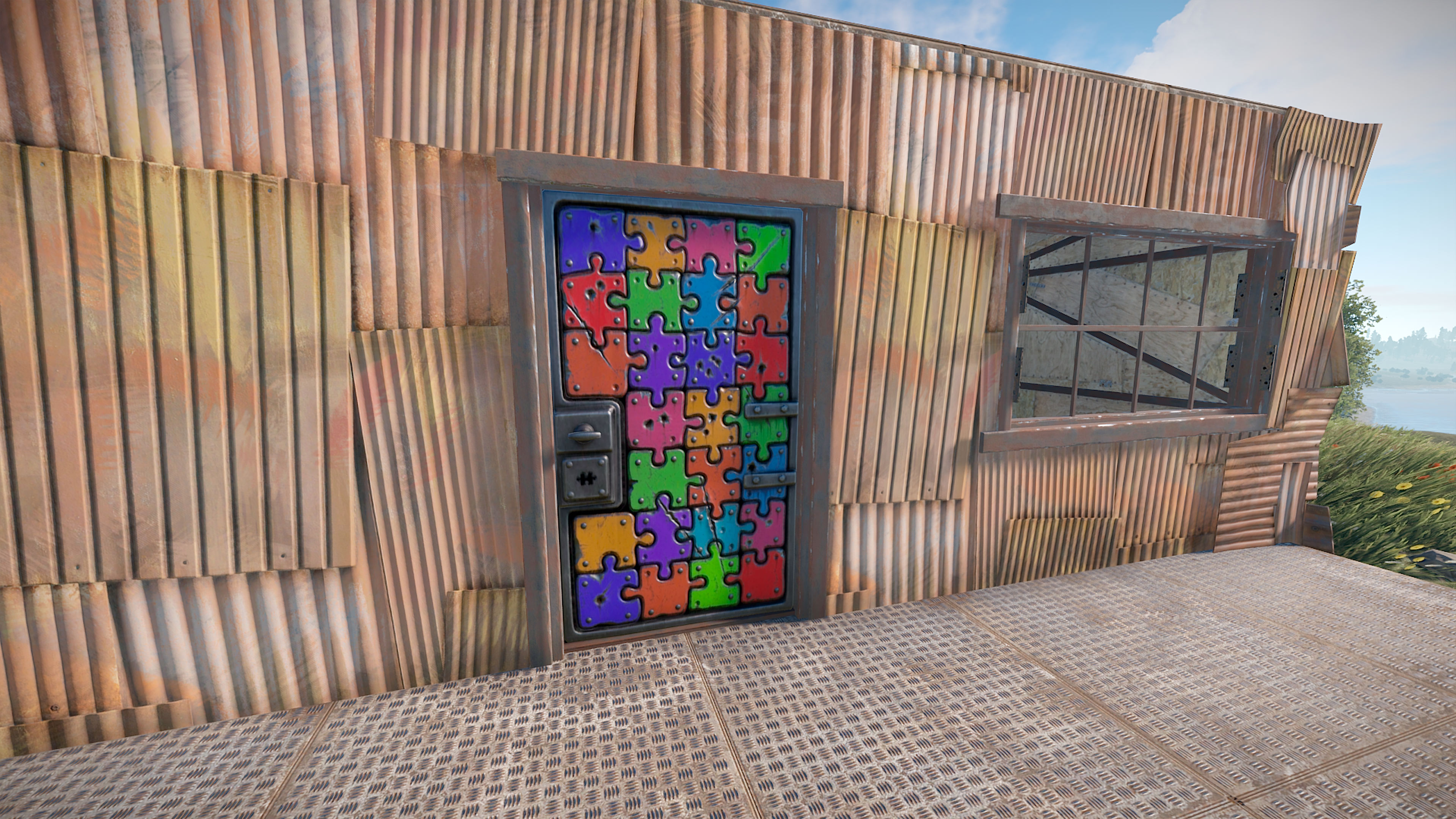 Puzzle Sheet Metal Door thumbnail 10