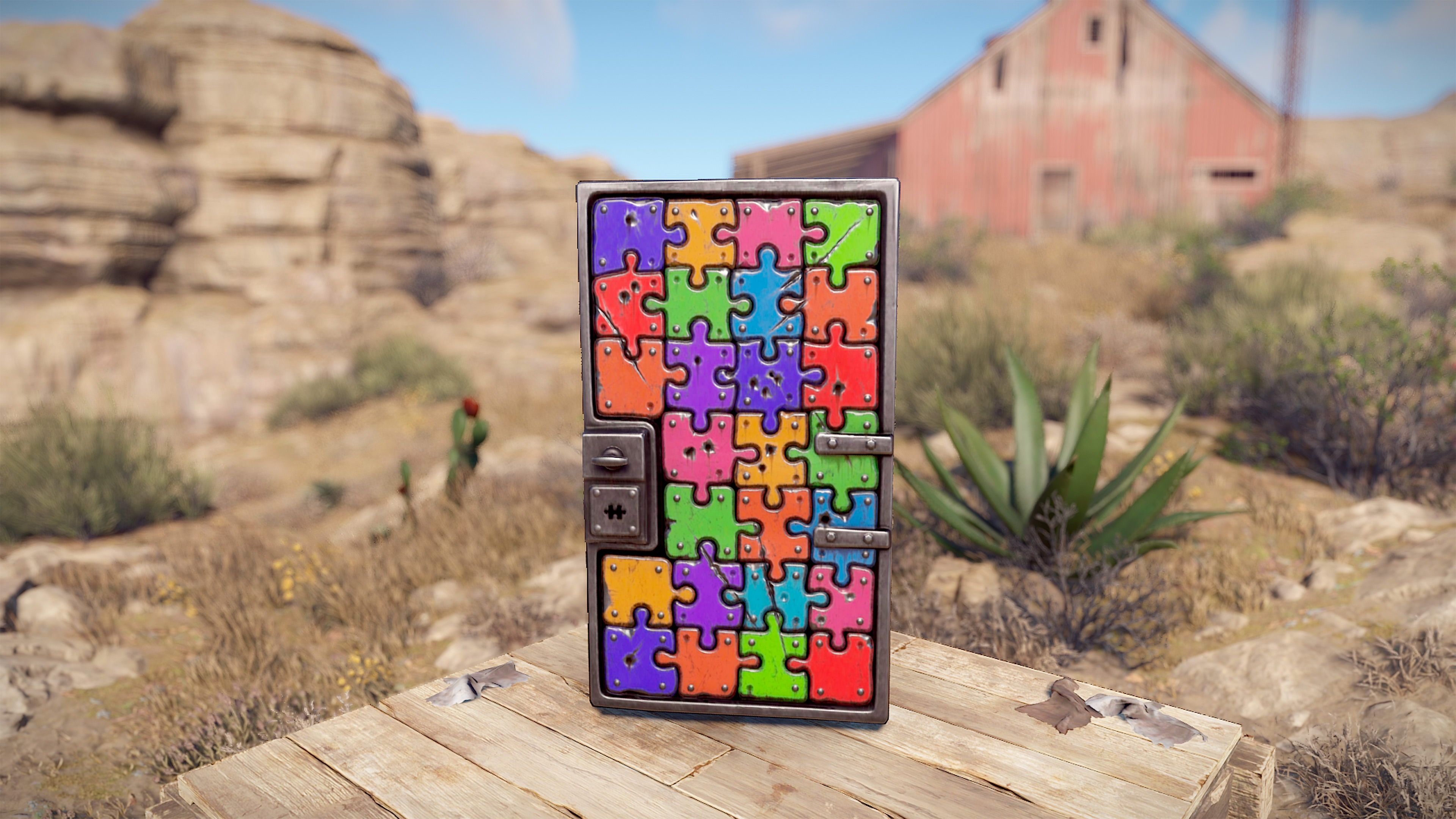 Puzzle Sheet Metal Door thumbnail 12