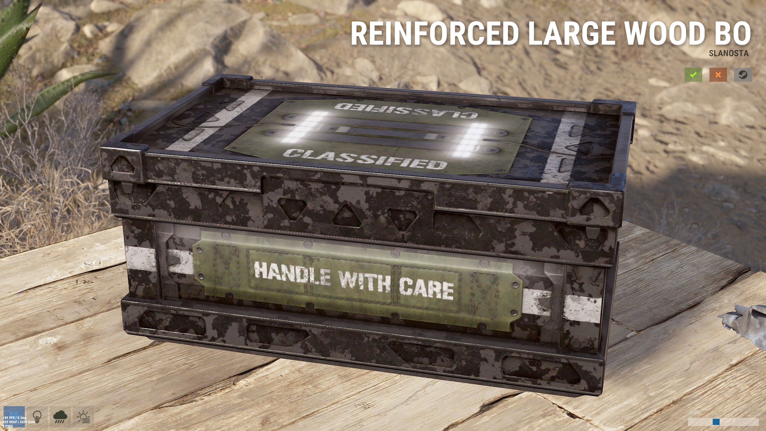 Reinforced Large Wood Box thumbnail 6