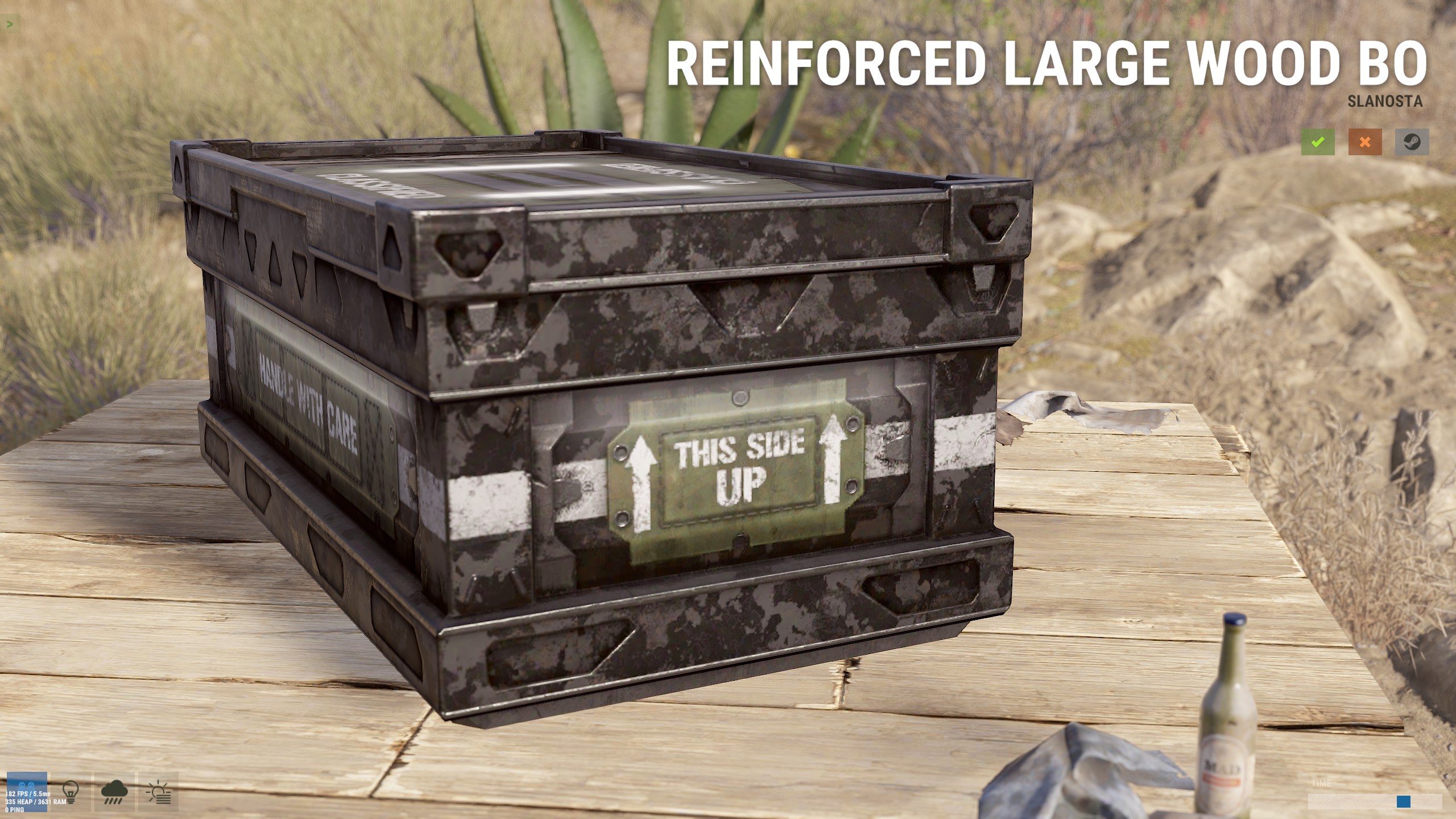 Reinforced Large Wood Box thumbnail 7
