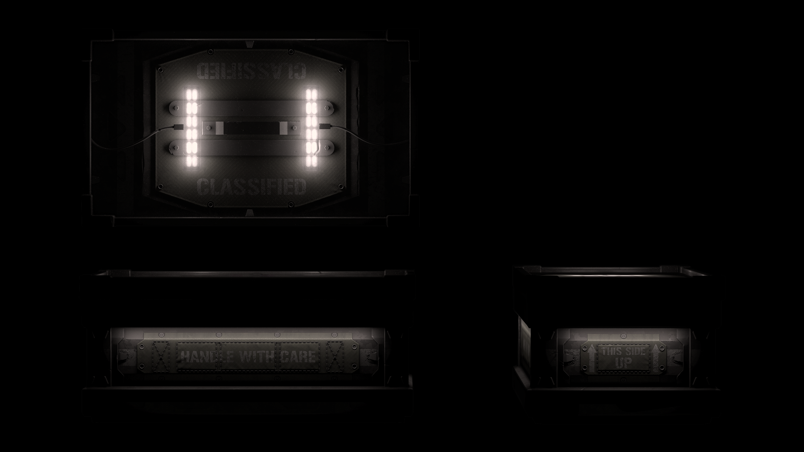 Reinforced Large Wood Box screenshot 1
