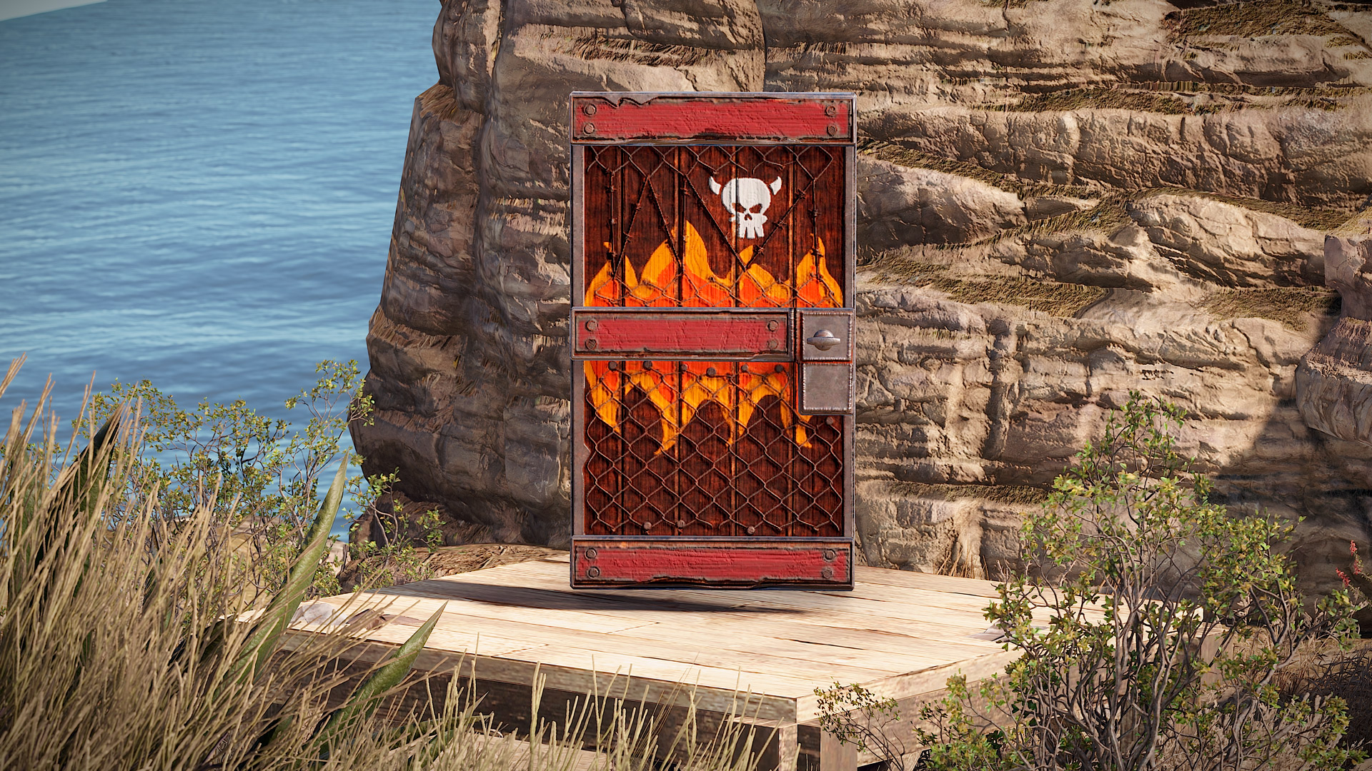 Brothers of Fire Wooden Door thumbnail 6