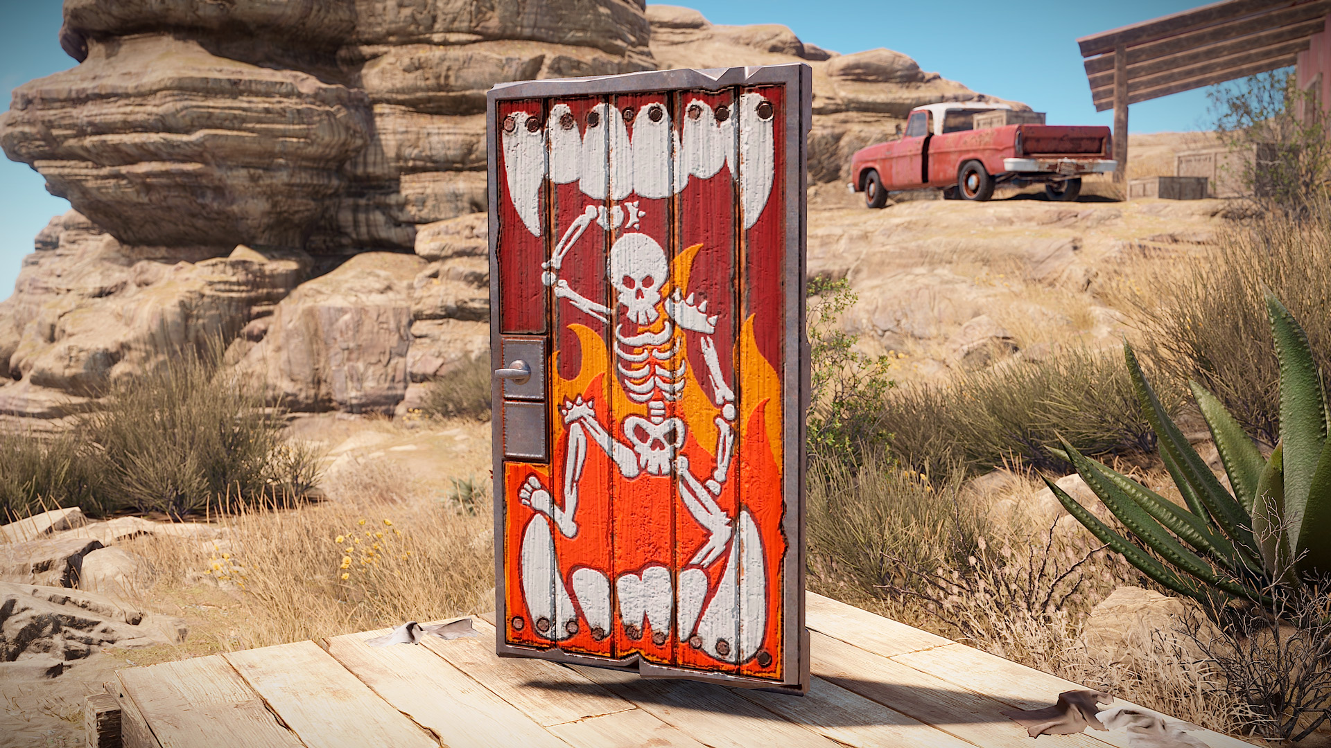 Brothers of Fire Wooden Door thumbnail 9